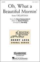 Oh, What a Beautiful Mornin' Two-Part choral sheet music cover